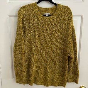 AE yellow speckled sweater